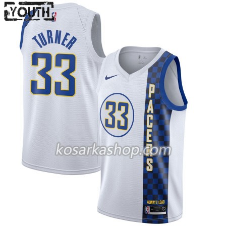 Dres Indiana Pacers Myles Turner 33 Nike 2019-20 City Edition Swingman - Dječji